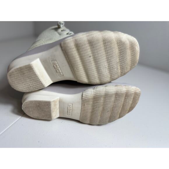 Sperry women's Saltwater Wool Duck boot waterproof lined lace up gray Sz 6 - Picture 8 of 11